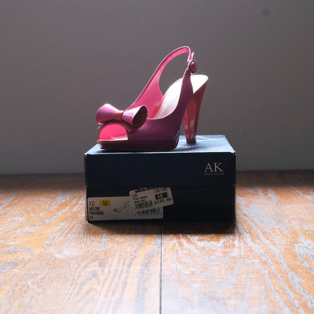 Women's Anne Klein Bow-Tie Sling-backs